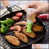 BBQ Tools Accessories Outdoor Cooking Eating Patio Lawn Garden Home Sile Oil Bottle Oilbrush Baking Barbecue Grill Dhjrx