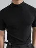 Мужские футболки мужская подставка для воротника 2022 с коротким рукавом с коротким рукавом.