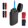 Jet Torch Lighter Blue Flame Butano Gas Accendisigari ricaricabili antivento per sigari Torce per pistola a spruzzo a fiamma regolabile