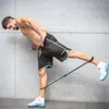 Fitness integrado equipar quente yoga goma fitness resistência 8 palavra peito expansão corda corda exercício muscular borracha elástica bandas para esportes exercício