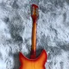 New product 6 strings ricken- backer electric guitar 2 piece of pick-up real photos red color beautiful