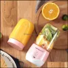 Andra köksmatsalar hem trädgård mini mixer cup elektrisk juicer bärbara USB -blandare trådlöst pressande juice manuell laddning av SE