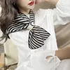 Berets Autumn and Winter Contracted Striped Wool Scarf Female Western Fashion Student Outdoor Street Warmberets Wend22