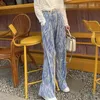 Pantaloni casual Donna Tie dye Lungo Estate Tutto abbinato Allentato Mujer Luminoso Elegante Streetwear Harajuku Pantaloni eleganti anni '90 a vita alta 220726