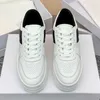 Womens new white shoes round toe design luxury retro feeling casual all-match ladies shoes simple and generous 5cm super thick sole