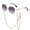 Mulheres da cadeia de óculos de sol 2022 Antidrop cordão de óculos de óculos de luxo de luxo de luxo de luxo, designer Brand9004602