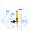 I Stock Borosilicate Glass Hookah Mini Conversion Rig 2 i 1 (GB-313) Kombination Bongs