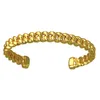 Pulseiras à mão para mulheres cobre metal dourado cort mulher feminina jóias de joalheria presentes de férias casal