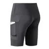 Passen Sie Damen-Sportshorts mit Tasche an, schnell trocknend, hohe Taille, Yoga-Laufhose, Push-Up, Fitnessstudio, Fitness, kurze Leggings 220704