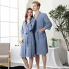 Damen-Nachtwäsche, große Größe, Kimono-Robe, Bademäntel aus Baumwolle, Damen-Nachthemden, Homewear, Pijama mit langen Ärmeln, Paarkleidung 2022. Damen