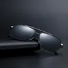 Sonnenbrille Herren TR90 Metall polarisiert für das Fahren klassische Modequadrat -Sonnenbrasssandlasse
