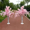 装飾的な花の花輪人工花150cmチェリーブロッサムウェディングモールロードセレブレーションバスケット式オープニングプロップ