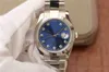 Dostawca fabryki DJ najwyższej jakości zegarek 36mm 126300 Cal.3235 mechaniczne automatyczne męskie zegarki niebieska tarcza sapphire wodoodporne zegarki eta