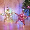 Strips Star String Lights Garland Lamp ketting Fairy Garden Kerst Bruiloft Verjaardag Halloween Party Kinderen Room Outdoor Decorationsled Le