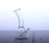 two functions 5 Inch mini bubbler small glass bong water pipe oil dab Rigs portable easy carry with WYK-002(MINI)