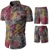 Mens Beach Designer Survêtements Summer ss Fashion Beach Seaside Holiday Shirts Shorts Sets Mens Luxury Designer Sets Outfits