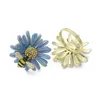 Metal Bee Daisy Flower Gold Napkin Rings houders voor bruiloftsfeest en dagelijks gebruik eettafel decor