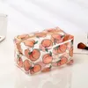 PURDORED 1 Pc Clear Fruit Cosmetische Tas Waterdichte PVC Reizen Vrouwen Make-up Tas Make Organizer Toilettas Trousse De Toilette 220615