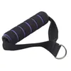 Accessoires 1 pièce de fixation de câble de corde de triceps, barre de poignée de résistance, bande d'entraînement de gymnastique, anneau en D, corde élastique de traction à ressort