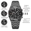 Chenxi Fashion Business Mens Watches Top Luksusowy kwarc zegarek Mężczyźni Wodoodporna zegarek ze stali nierdzewnej na rękę Masculino 220524