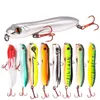 8 -stcs potlood aas 100 mm 15.5 g topwater vissen lokken hard aas isca kunstmatige slang pesca leurre peche vissen tackle 201103