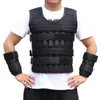 33LB / 15kg Verstelbaar Laden Gewogen Vest Gewicht Jas voor Oefening Fitness Boksen Training Workout Zandkleding Accessoires