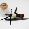 Klassische braune Make-up-Pinsel, 5 Stück/Set, tragbare Größe, weiches, natürliches Ziegen- und Pferdehaar, Make-up-Pinsel-Set BB