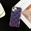 One Piece Fashion Weave Phone Cases for iPhone 14 Pro Max 13 14 Plus 12 11 X XR XS XSMAX 6 7 8 SE CONCHOLOR COVER SHELL