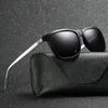 Lüks kutuplaşmış güneş gözlüğü erkekler kadın kare serin güneş gözlükleri gölgeler marka tasarımı siyah erkek 220325