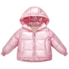 Automne hiver nouveaux vêtements d'extérieur bébé fille à capuche manteaux chauds astronaute imprimer vestes enfants mode fermeture éclair vêtements garçons vestes J220718