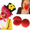 Schattige rode bal spons clown neus voor feest trouwdecoratie kerst Halloween kostuum magische jurk accessoires