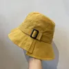 Wide Brim Hats Female Bucket Hat For Women Summer Autumn Korean Fashion Panama Outdoor Hiking Fishing Sunscreen Cap Beach Visor WomanWide Da