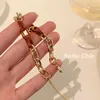 Armbänder Kleine Schwester Sanfte Krawatte Schneiden Gold Port Wind Schmuck Link Inte22Link Kette