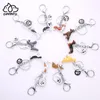 Keychains Fashion 3D Pet Dog Cute Dogs Key Ring Border Collie Shelti Husky Metal Car Keychain Jewelry Woman Bag Charm Gift