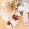 Dekoratif çiçek çelenkleri bir kutu gerçek kurutulmuş beyaz set kutulu bitki kokulu mumlar epoksi reçine diy zanaat malzeme paketi ev dekore wh