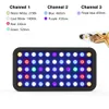 Full Spectrum Led Aquarium Light Bluetooth Control Dimble Marine Grow Lights for Coral Reef Fish Tank Plant234K