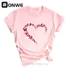 Kobiety motyl Love Womens T-shirt serce moda 90s czarna dziewczyna harajuku białe ubrania żeńska graficzna top koszulka drop statek