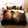 Your Lie In April Themed 3D Printed Custom Bedding Set Polyester Home Textiles Twin Queen Size 2/3Pcs Duvet Cover Sets Adult Kids Universal quilt cover with pillowcase