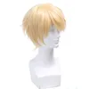 L-email perruque cheveux synthétiques Seraph de la fin Mikaela Hyakuya Cosplay perruques Blonde courte droite hommes résistant à la chaleur Wig220505