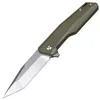 2 Color Available Flipper Tactical Folding Knife D2 Steel Blade G10 Handle Outdoor Camping Pocket Knives