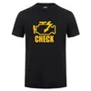 mens cotton check t shirts