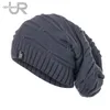 True Letter Winter Hat Lång storlek Stickad Cap Högkvalitativ mössa för män Kvinnor Solid Bonnet Cap 220812