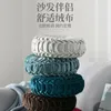 Velvet Pleated Futon Round Floor Cushion Pillow Pouf Throw Home Sofa Decor 33x11cm W220412