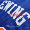 Broderie de vêtements de sport pour hommes # 33 Patrick Ewing Jersey # 6 Patrick Ewing Bleu Nouveau 9 # RJ Barrett Chemises Légères Taille de gros S-2XL