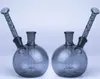 Vintage Globe Sferical Pocket Glass Bong Hookah Smoking Pipes Oil Burner met kom of banger kan een klantlogo plaatsen door DHL UPS CNE