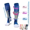 Running Hommes Femmes Compression Chaussettes Nouveau Médical Varices Grossesse Allaitement Athlétique Football Football Bas Chaussettes De Sport 9 Couleurs