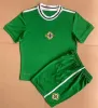 22 23 Noord -Ierland voetballen Jerseys Kids Kits Evans Lewis Saville Davis Whyte Lafferty McNair Home 2022 2023 Jersey Maillots voetbal shirts uniformen uniformen