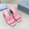 2022 جديدة لخط الصيف Slippers Sandals Leather Luster و Standness المشي المشي المشي المشي أول طبقة بقرة الجلد Med أكثر coloouur