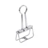 Office School Supplie Hollow Binder Clips 32mm Stainless Steel Paper Folder Metal Clip Planner File Clamp Multipurpose