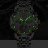 Lige Men Watches Top Luxury Brand Full Steel Waterproof Sport Quartz Watch Men Fashion Date Clock Clock Ronograp Relogio Masculino 220530